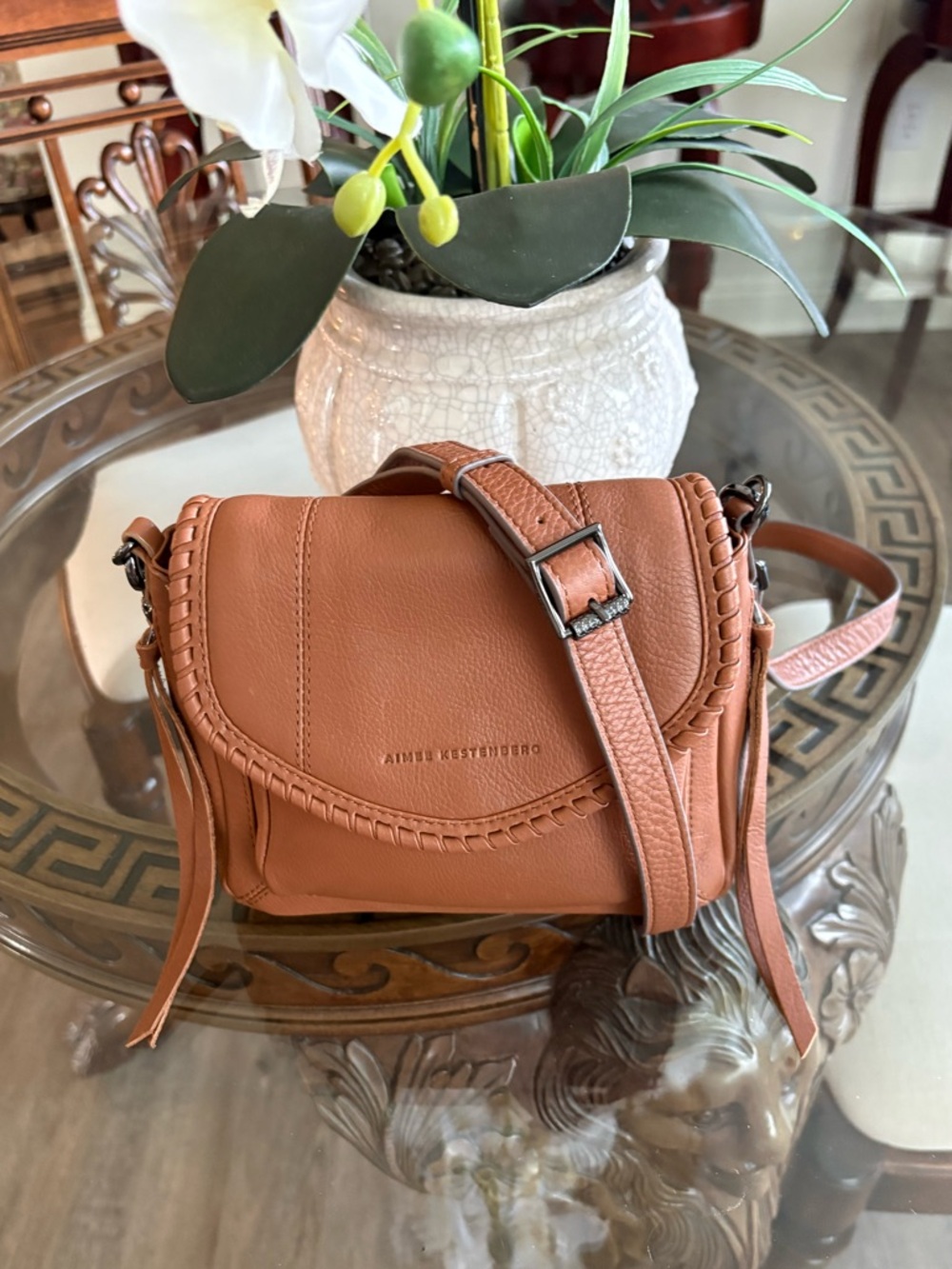 🤎🤎AIMEE KESTENBERG “ALL FOR LOVE” MINI CROSSBODY BAG IN CHESTNUT!🤎🤎